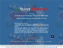 Tablet Screenshot of lanuovaelettronica.com